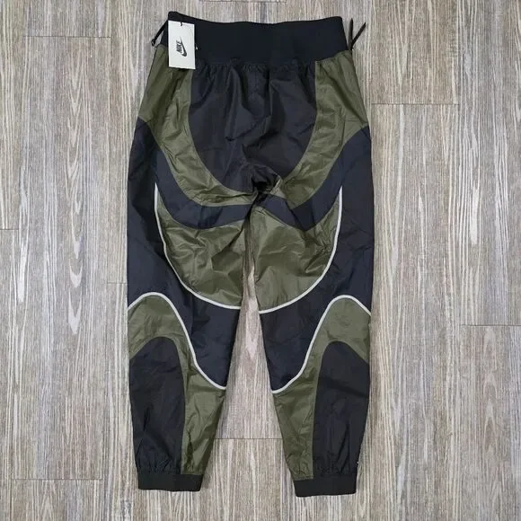 Nike Women's iSPA Pants Off Noir/ Newsprint/Iron Grey M Lined New LE DB7581-045